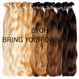 1 - BYOH - Texas ONLY - Bring Your Own Hair - Invisible Luxury Strand Extensions | PAYMENT PLAN