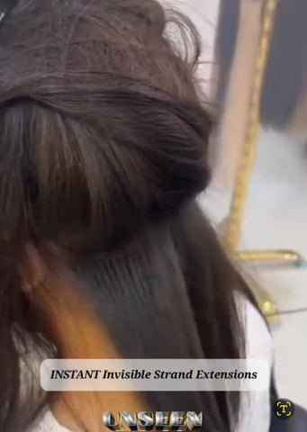 1 - 11A INSTANT Invisible Strand Extensions JULY SPECIAL $1500 - DEPOSIT
