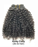 Wefted Bundle  Natural Textured Extensions (100 Grams)