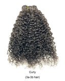 Wefted Bundle  Natural Textured Extensions (100 Grams)